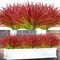 12-Piece UV-Resistant Artificial Grass Set – 17.3 Inch Faux Greenery for Home and Garden Décor